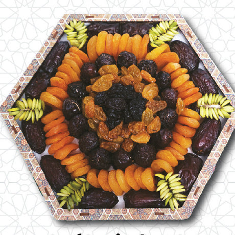 Makanan Mahnaz - Kurma / Kurma Pinggan Safawi | Set Kotak Hadiah Raya | Set Hamper | Set Kotak Hadiah Puasa
