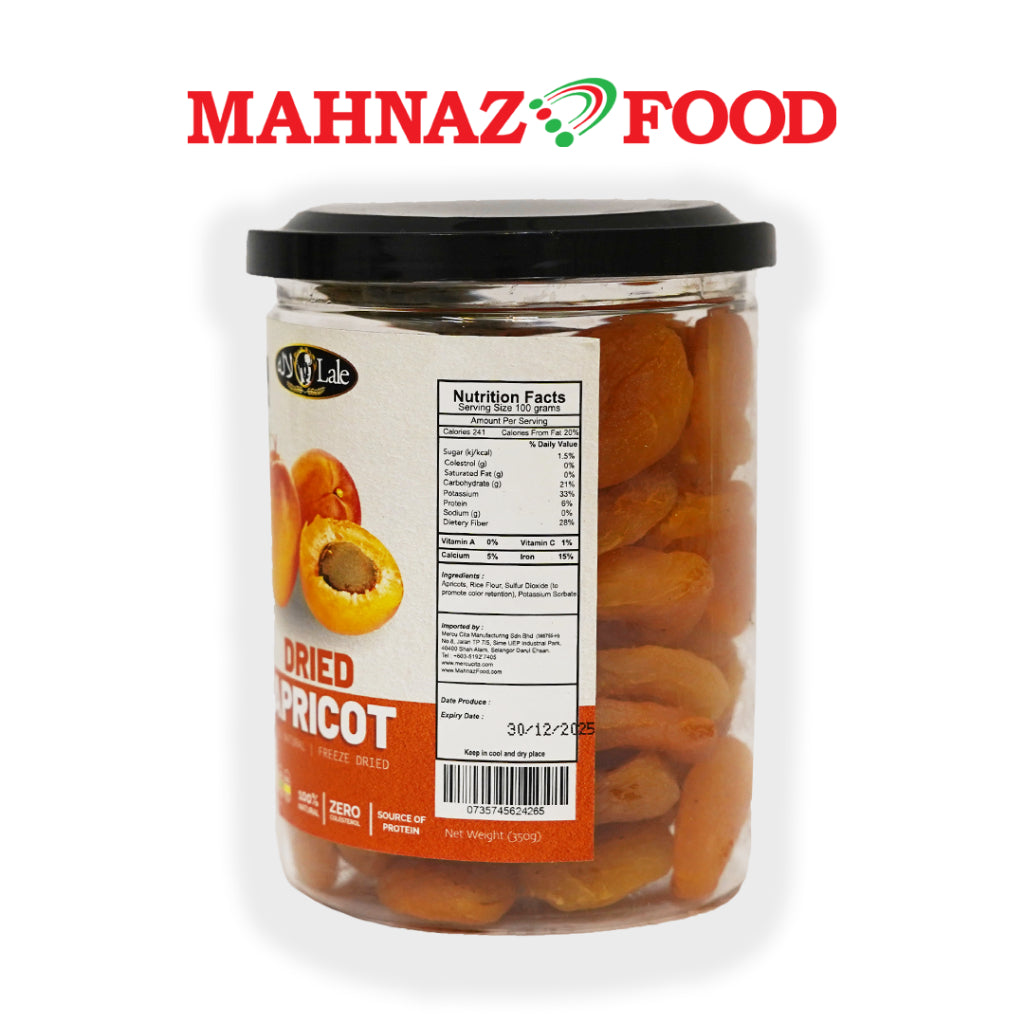 Makanan Mahnaz - Lale Buah Kering Aprikot (350G)
