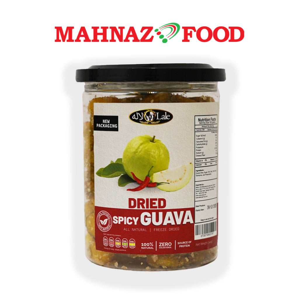 Mahnaz Food Lale Dried Spicy Guava With Chili Natural (340G)