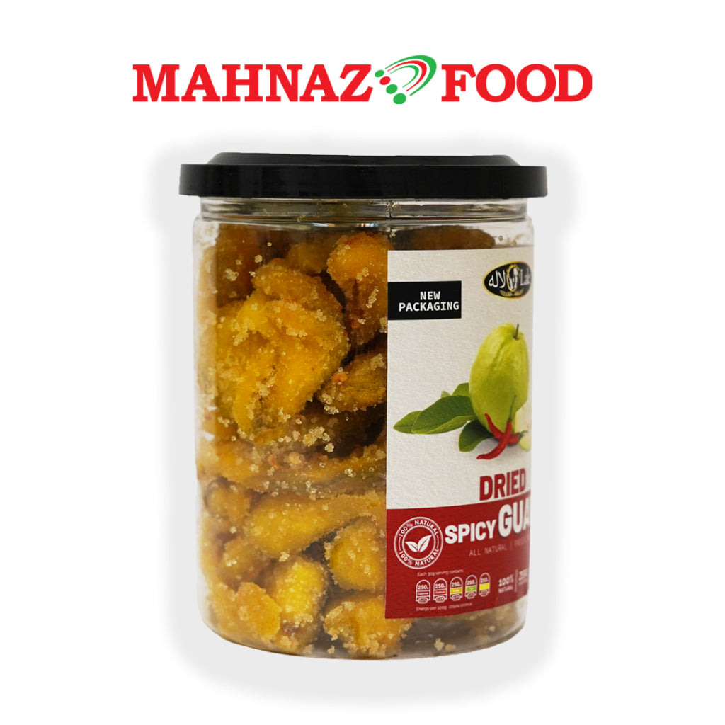 Mahnaz Food Lale Jambu Batu Pedas Kering Dengan Cili Asli (340G)