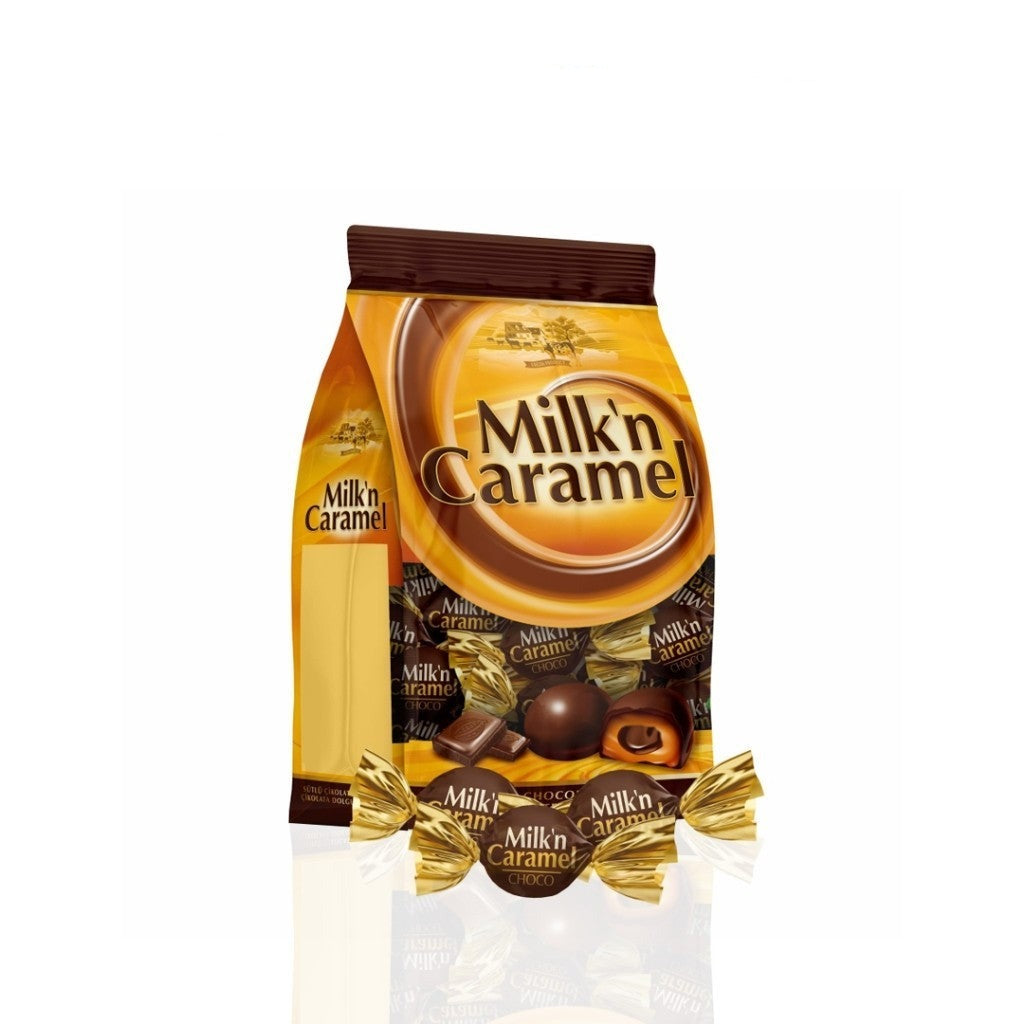 Jem Susu Bersalut Coklat Susu Eletat - Karamel Isi Pudina/Coklat (500G)