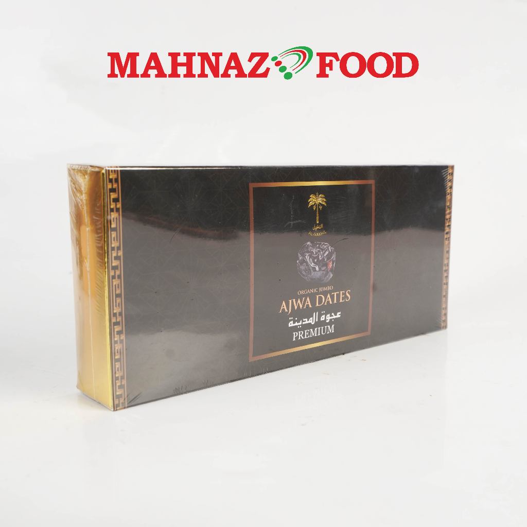 Mahnaz Food - Kurma | Dates Al Nakhil Ajwa Organic Jumbo (300G / 500G)