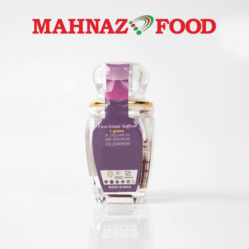 Makanan Mahnaz - Saffron Original (Botol 0.5G/Botol 1G)