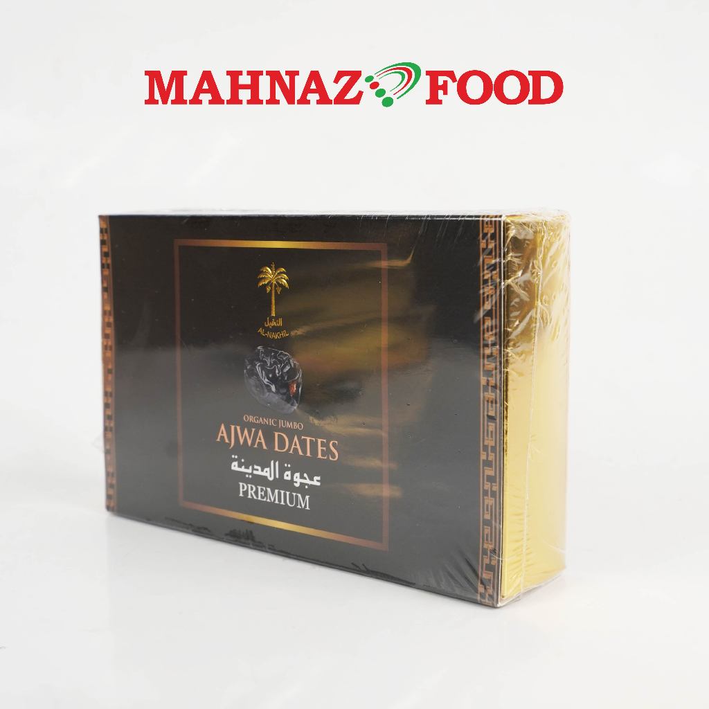 Mahnaz Food - Kurma | Dates Al Nakhil Ajwa Organic Jumbo (300G / 500G)