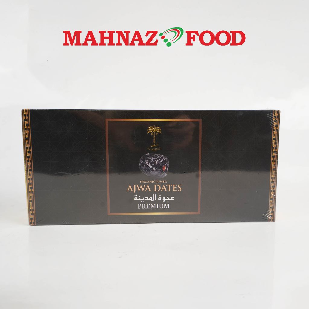 Mahnaz Food - Kurma | Dates Al Nakhil Ajwa Organic Jumbo (300G / 500G)