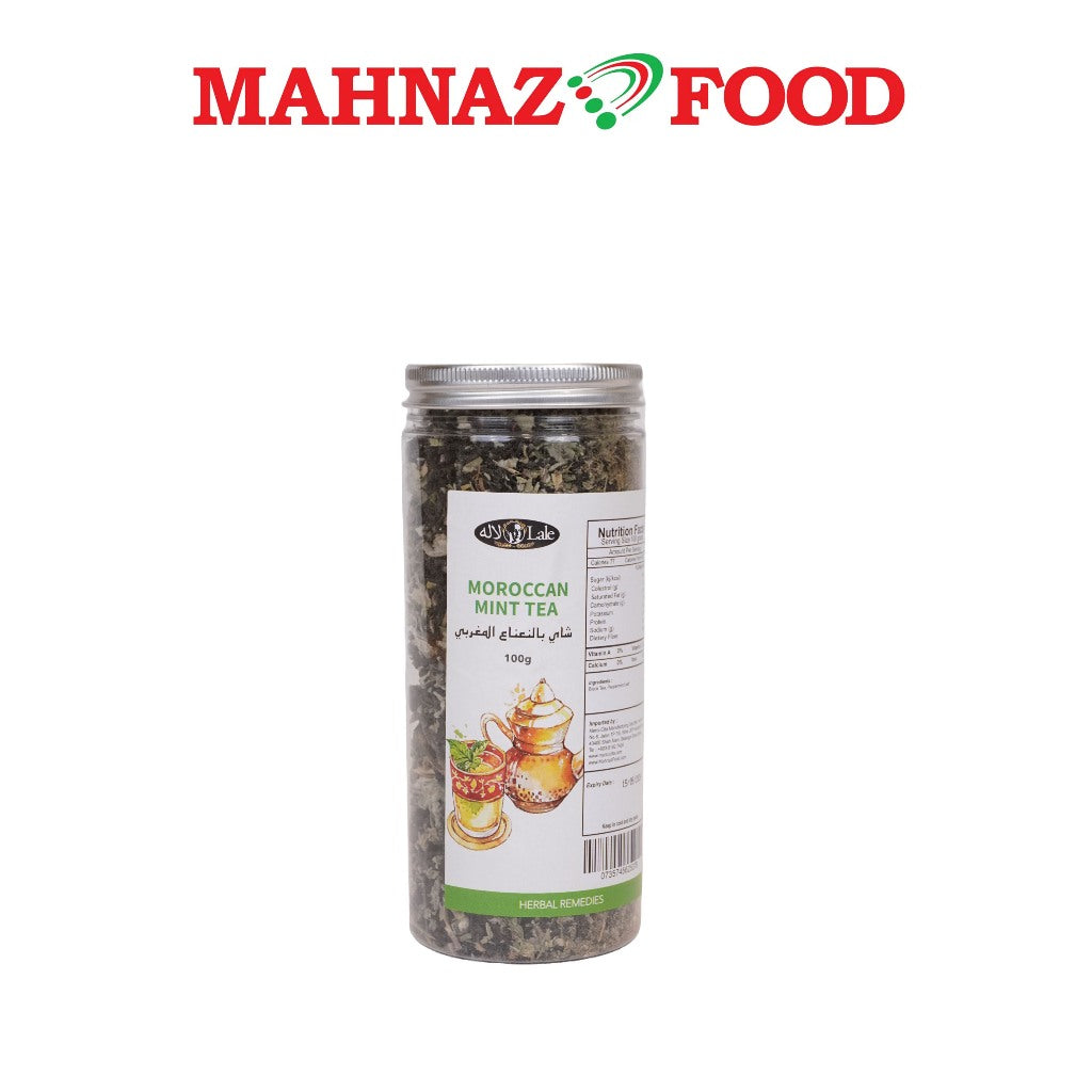 Mahnaz Food Moroccan Mint Tea Nutritious Herbal Tea Leaves Packet 100G