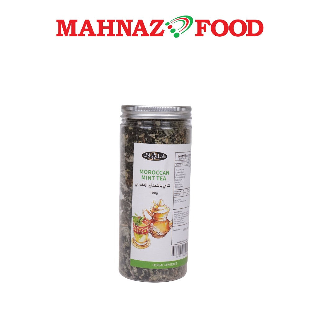 Mahnaz Food Moroccan Mint Tea Nutritious Herbal Tea Leaves Packet 100G