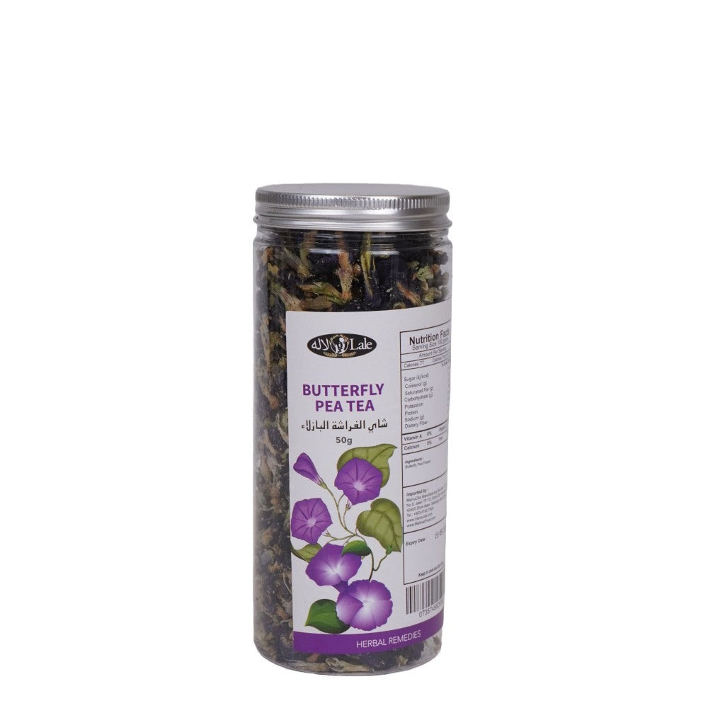 Mahnaz Food Butterfly Pea Tea Herbal Leaf 50G | Bunga Telang