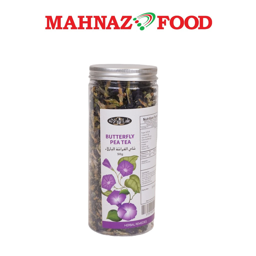 Mahnaz Food Butterfly Pea Tea Herbal Leaf 50G | Bunga Telang