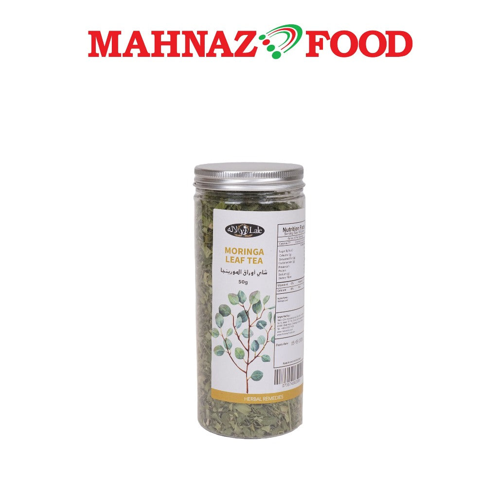 Mahnaz Food Moringa Leaf Tea Nutritious Herbal Tea Leaves Packet 50G