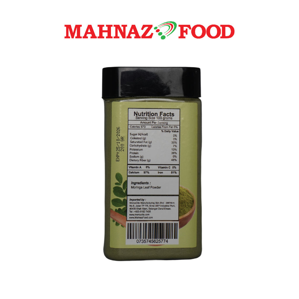 Mahnaz Food Premium Moringa Leaf Powder