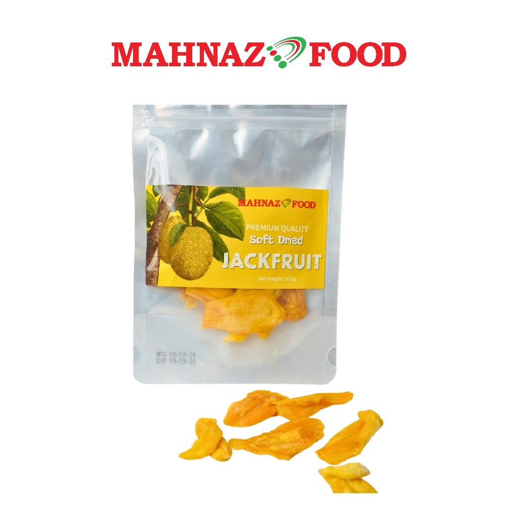 Mahnaz Food Premium Buah Kering 100G - Nangka / Betik/ Kelapa / Pomelo / Halia/ Longan
