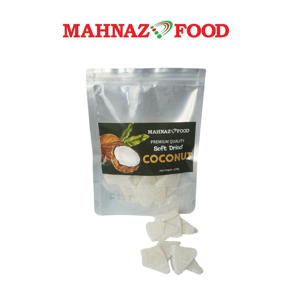 Mahnaz Food Premium Buah Kering 100G - Nangka / Betik/ Kelapa / Pomelo / Halia/ Longan