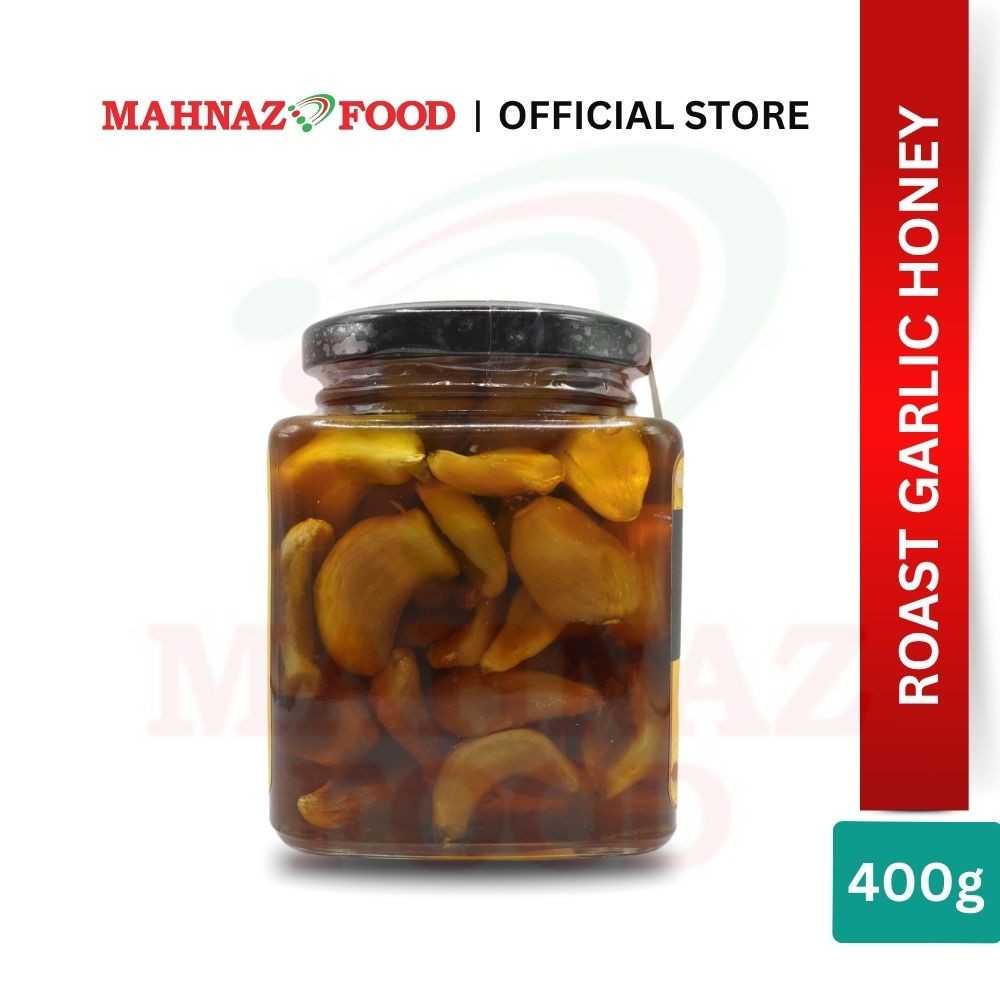 MAHNAZ FOOD - GARLIC HONEY | BLACK GARLIC HONEY 400G | MADU BAWANG PUTIH