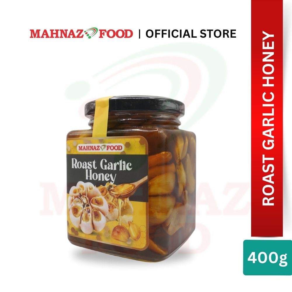 MAHNAZ FOOD - GARLIC HONEY | BLACK GARLIC HONEY 400G | MADU BAWANG PUTIH