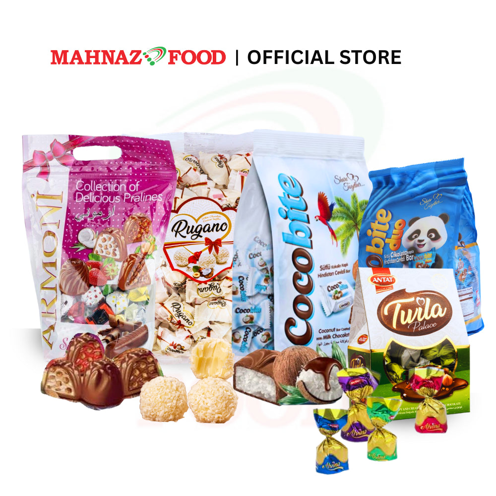 MAHNAZ FOOD Variety Premium Turkish Chocolate (160g-1kg)
