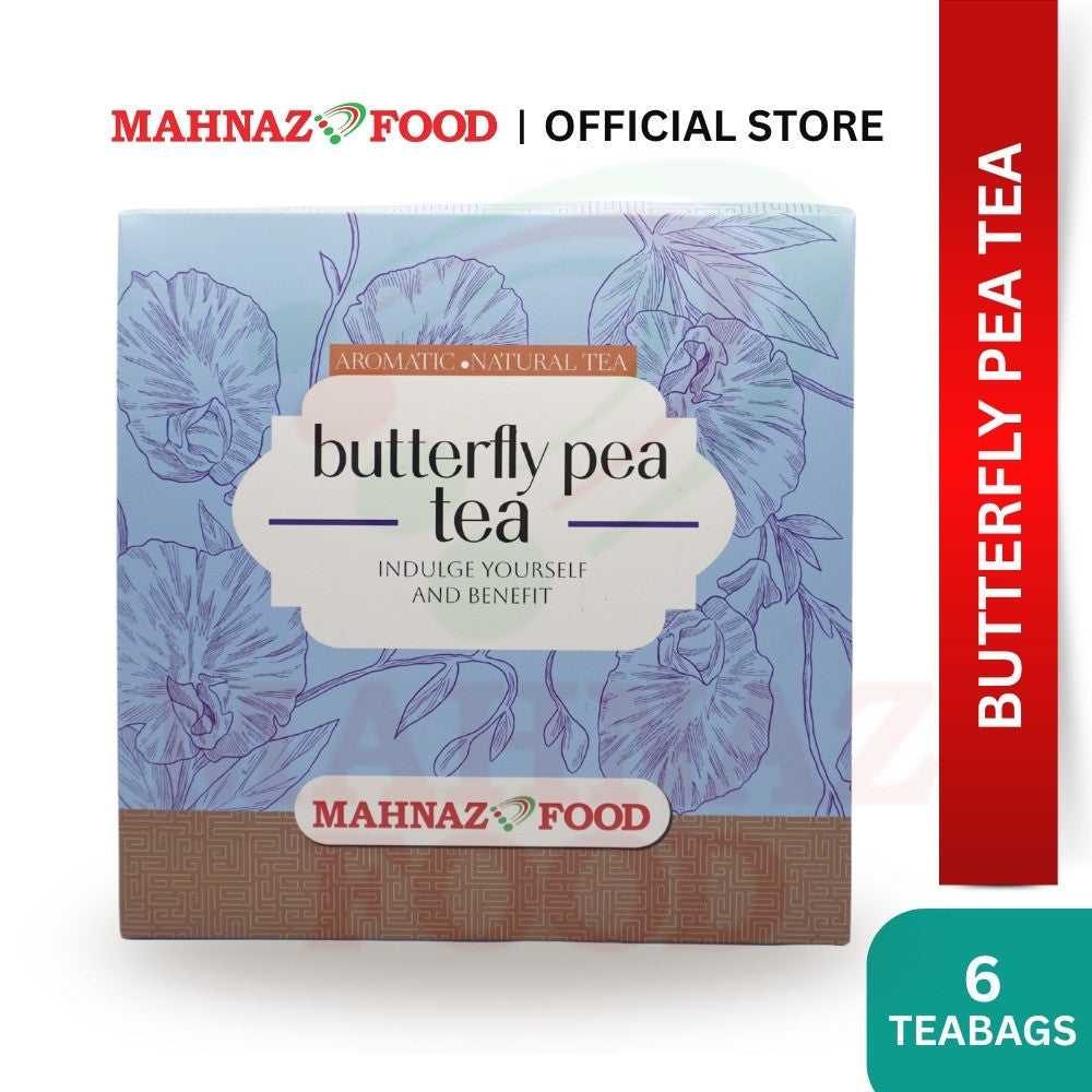 MAHNAZ FOOD Butterfly Pea Tea Herbal Leaf Healthy Small Pack (50g) | Bunga Telang