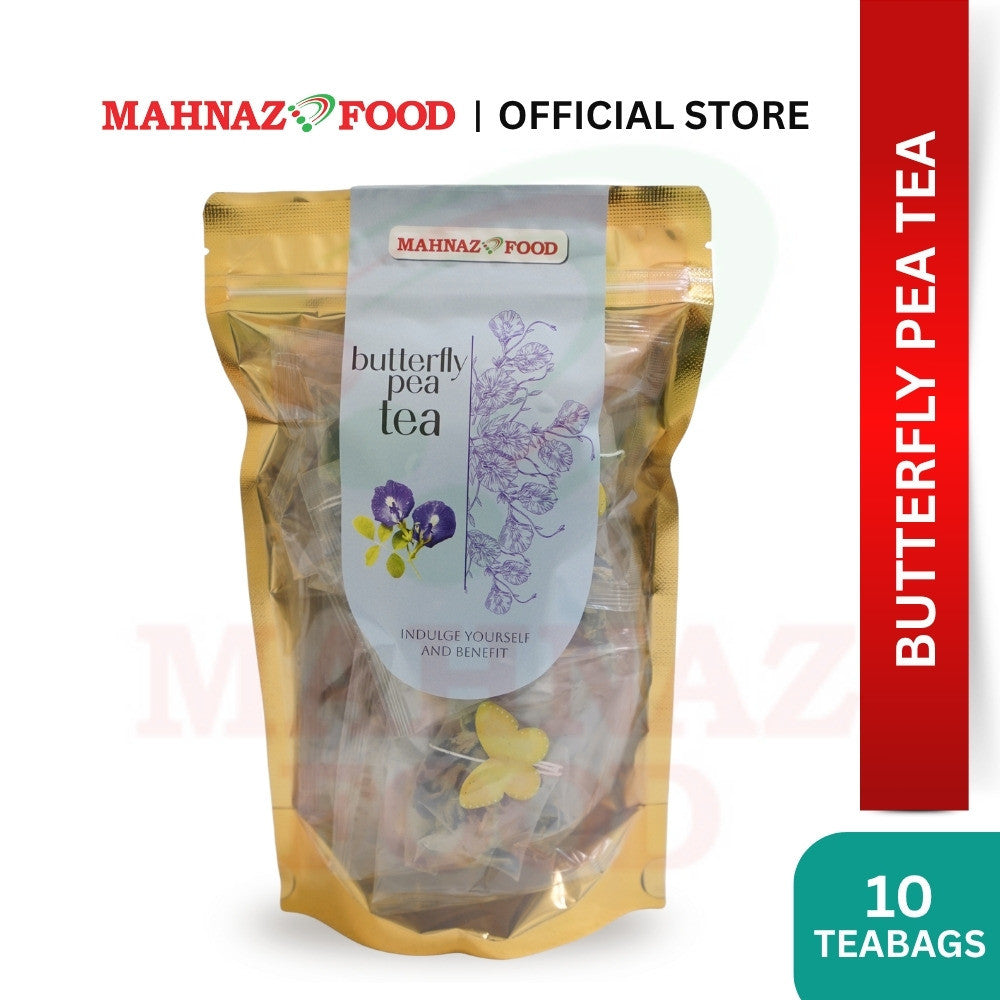 MAHNAZ FOOD Butterfly Pea Tea Herbal Leaf Healthy Small Pack (50g) | Bunga Telang
