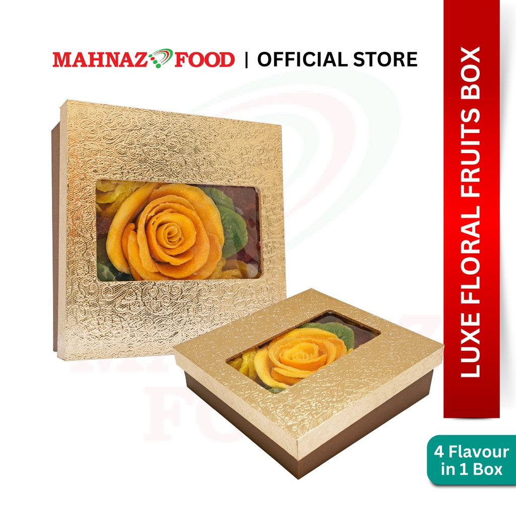 Luxe Floral Fruit Box Gift | Corporate Gift & Hamper