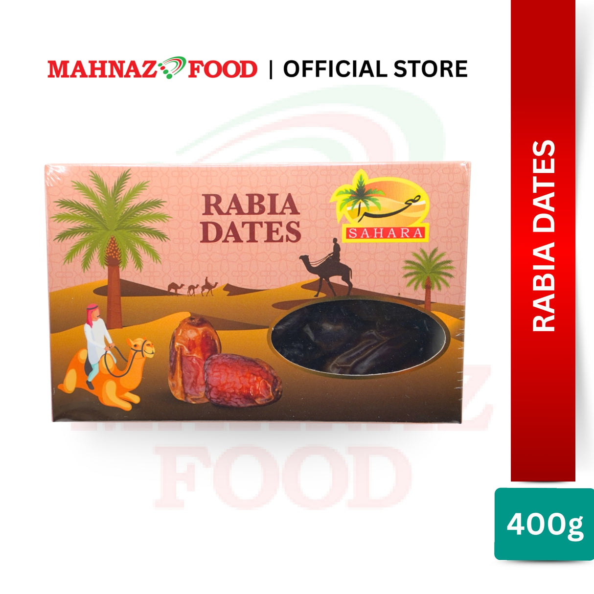 MAHNAZ FOOD SAHARA RABIA DATES 400G
