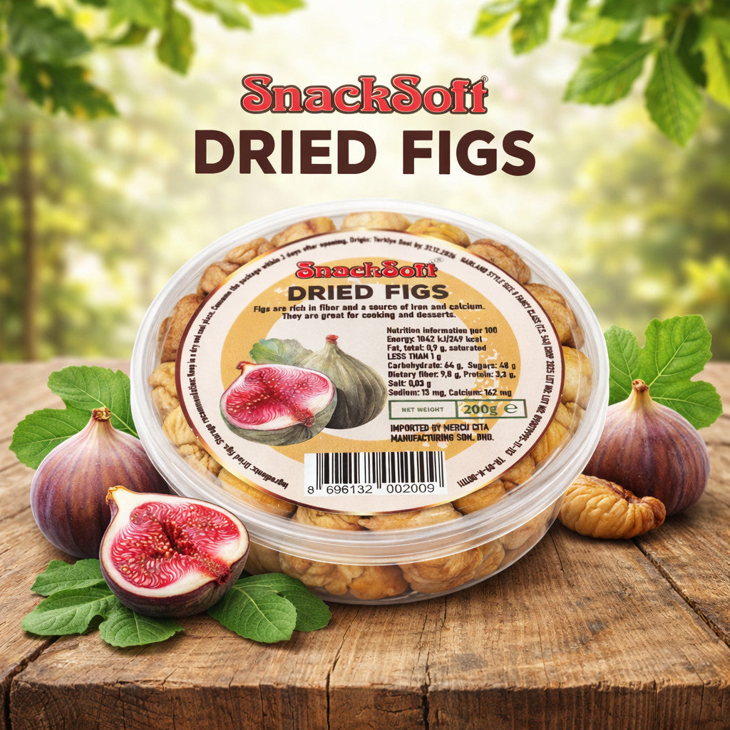 Mahnaz Food - Snacksoft Dried Figs | 200g
