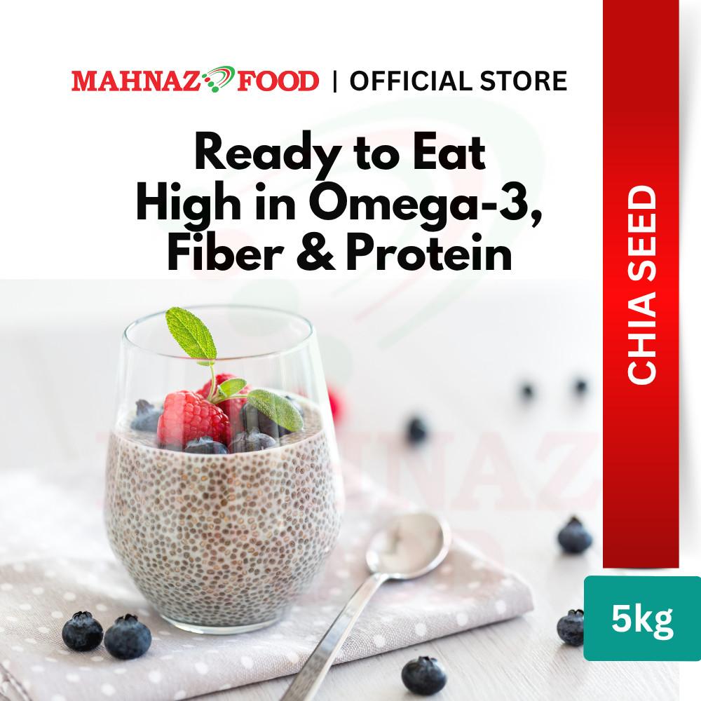 Mahnaz Food Wholesale | Chia Seed 5KG | Biji Chia Borong 5KG Superfood High Fiber Omega-3