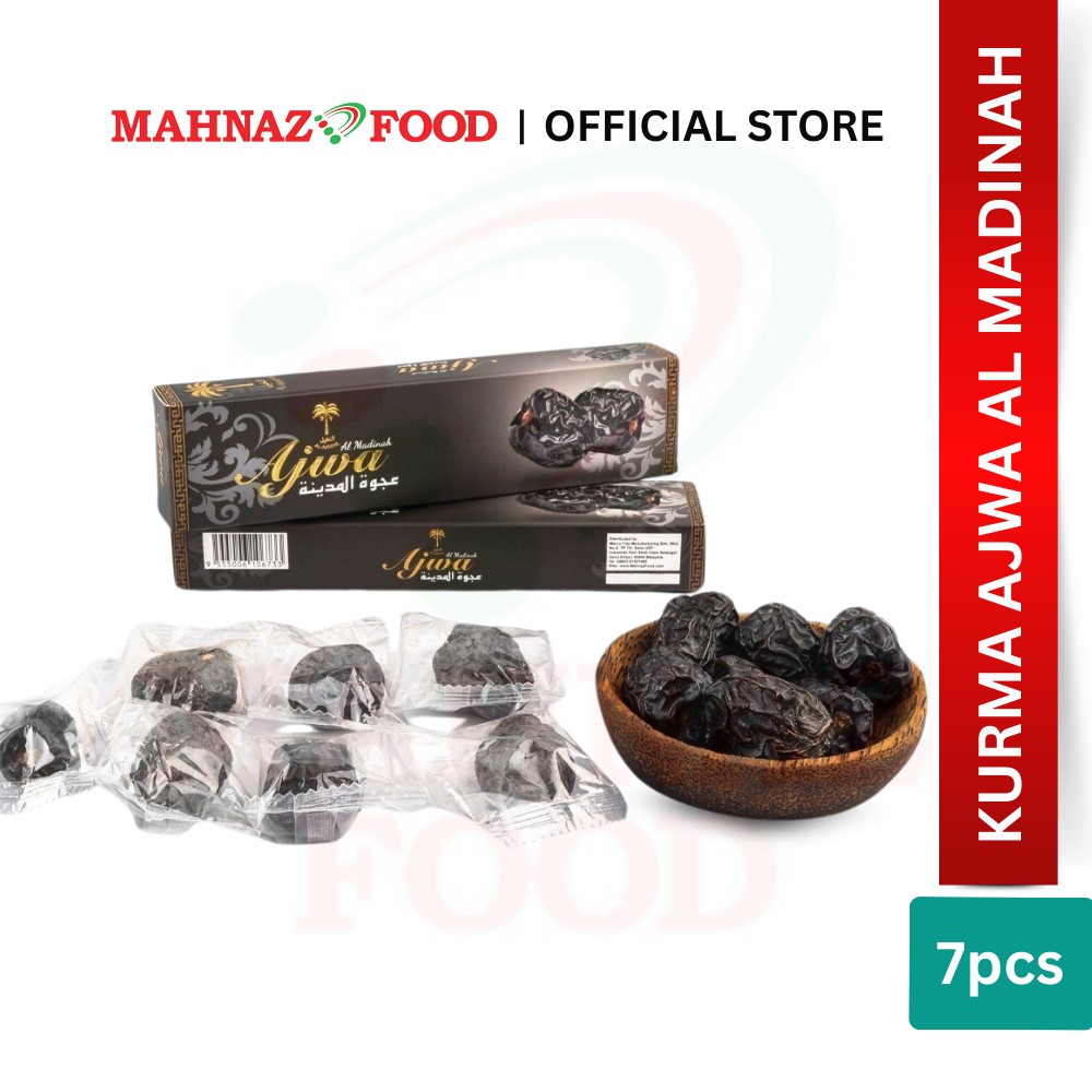 Makanan Mahnaz - Kurma | Kurma Al-Madinah Ajwa (7 Keping)