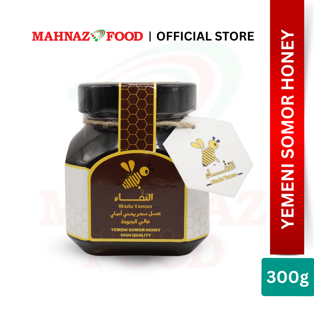Mahnaz Food Yemeni Somor Honey 300g Natural Wild Honey | Madu Hutan Semulajadi