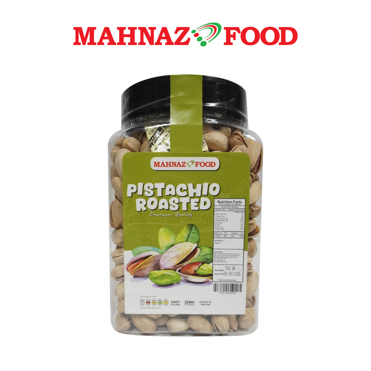 Mahnaz Food Pistachio Roasted 700g