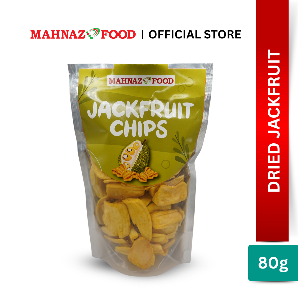 MAHNAZ FOOD NANGKA MADU RANGUP | CRUNCHY DRIED JACK FRUIT 80G