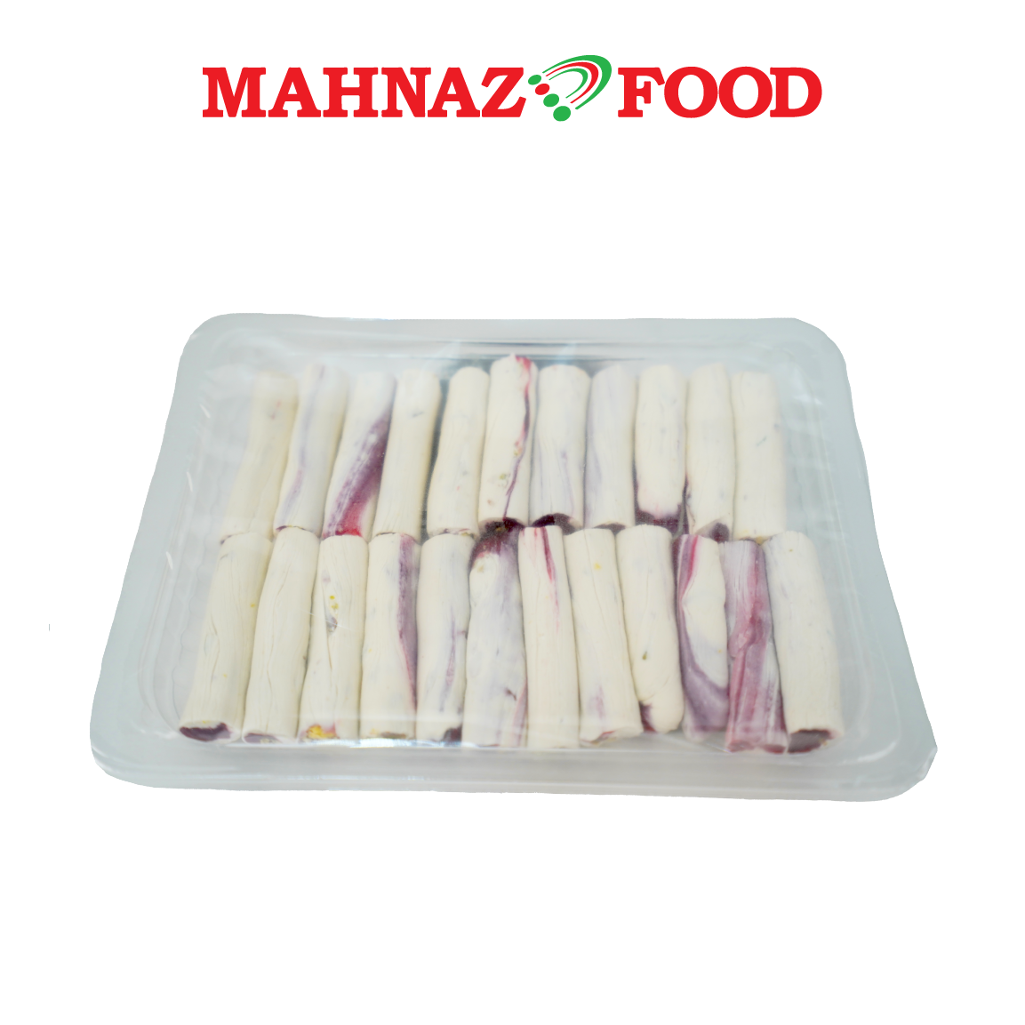 Mahnaz Food Lokum Kazani Turkish Delight Milk Pomegranate Pistachio Finger Delight 250g Made in Turkey