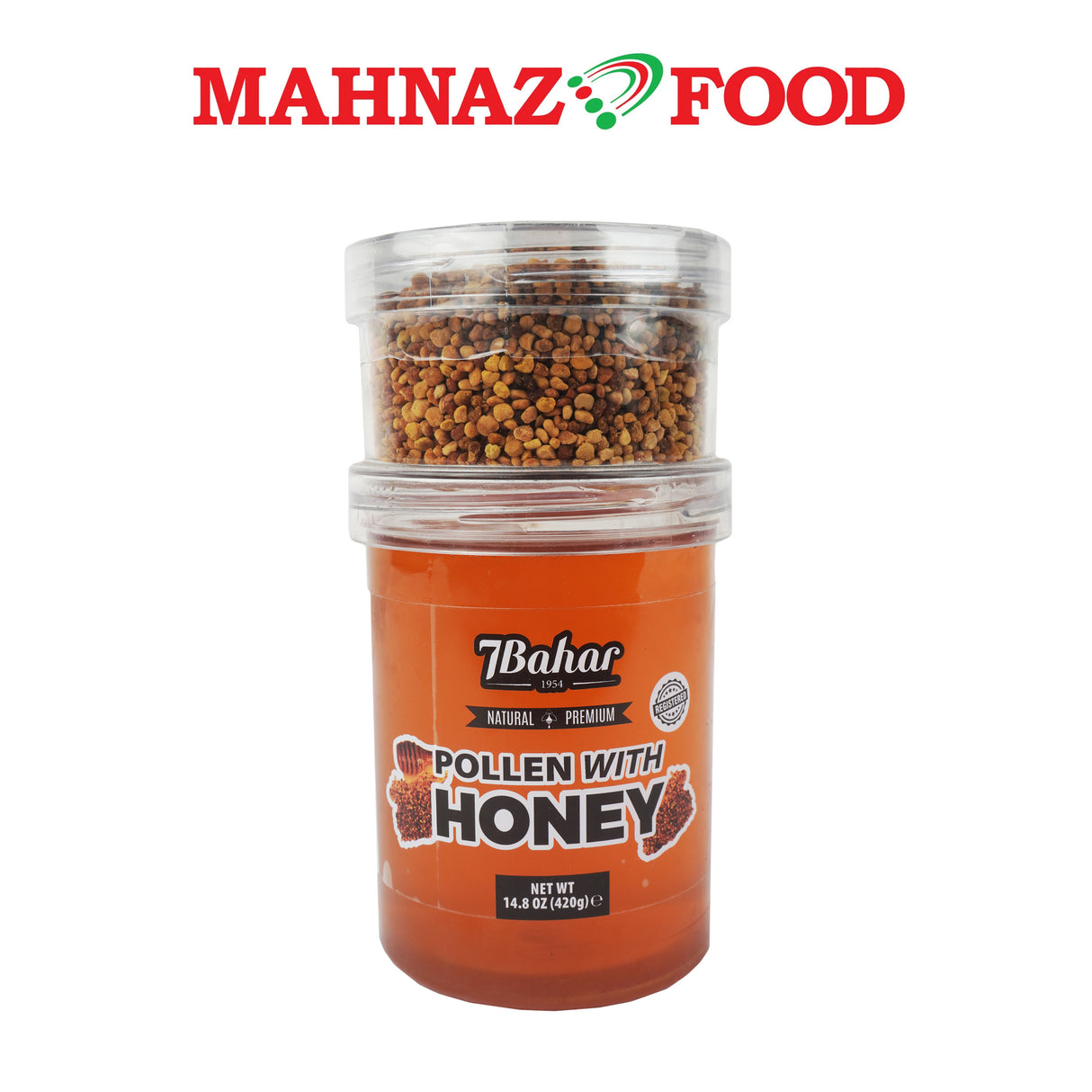 Mahnaz Food 7Bahar Pollen With Honey 420g