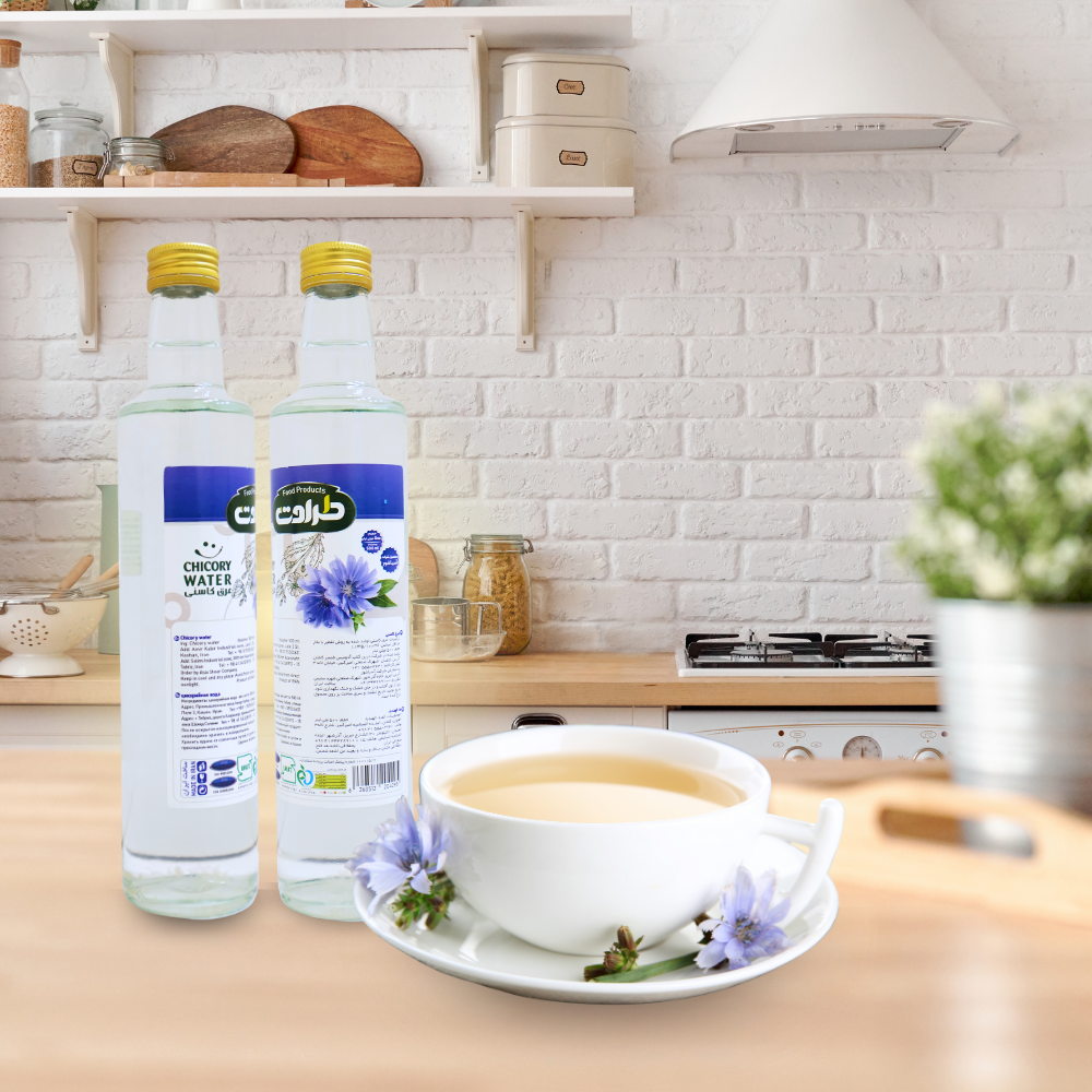 Mahnaz Food Taravat Chicory Water 500ml | Natural Digestive Drink | Detox & Wellness | Herbal Distillate | 菊苣水