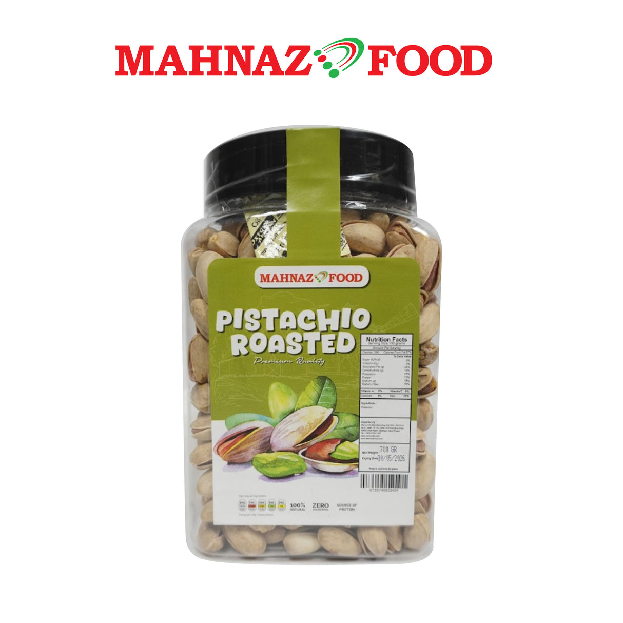 Mahnaz Food Pistachio Roasted 700g
