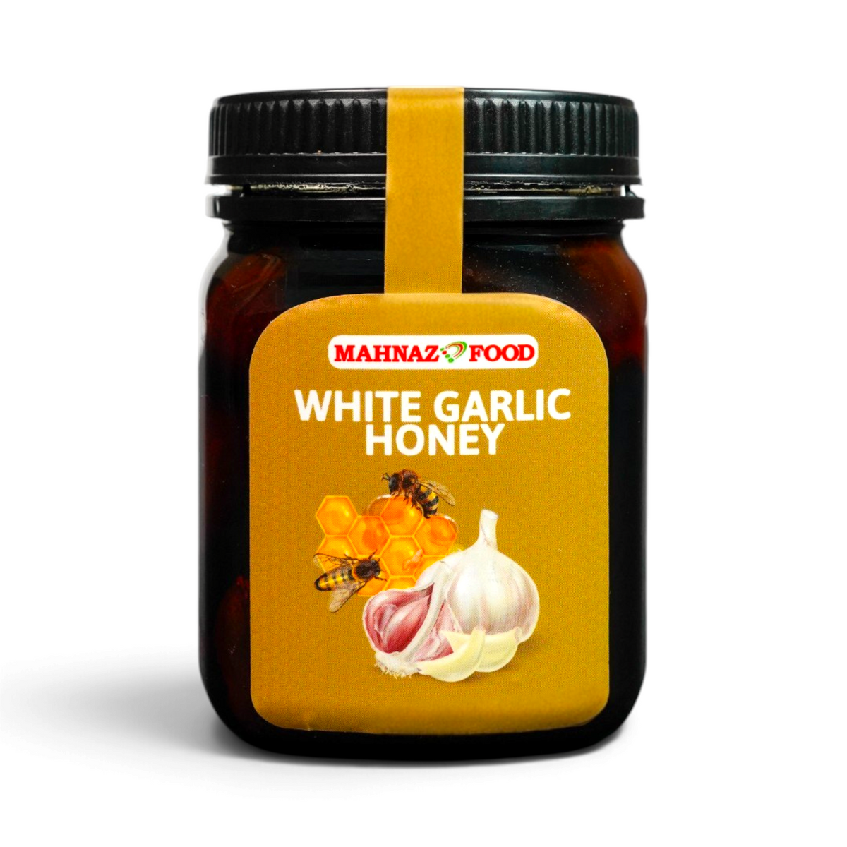 Mahnaz Food | Honey | Garlic Honey | Raw / Roasted | 350g - 400g