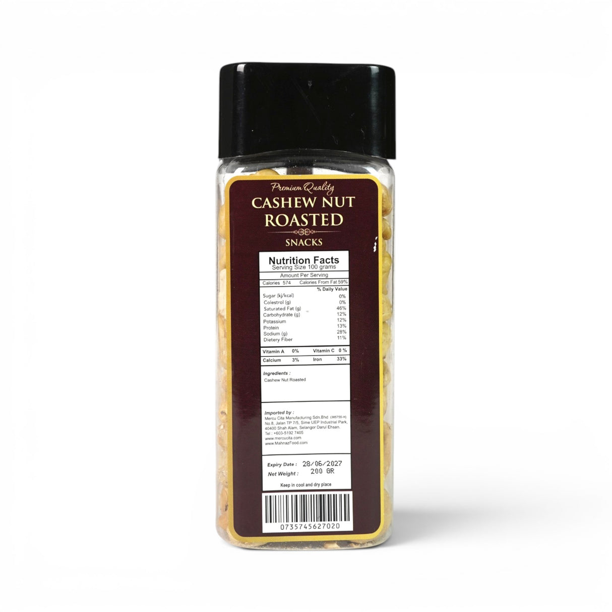 Nut | Cashew | Roasted | 200g
