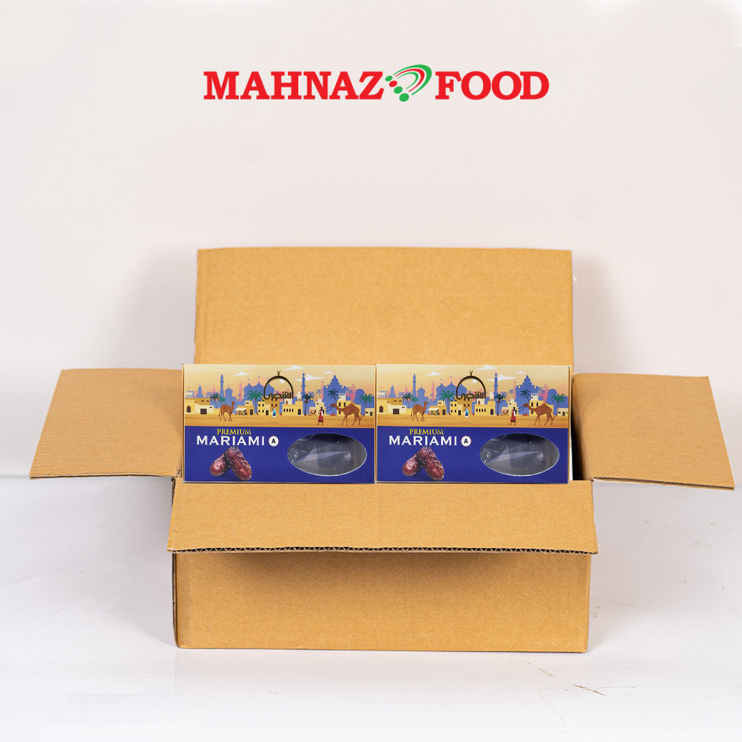 MAHNAZ FOOD - KURMA / DATES AL AQSA MARIAMI A 1KG WHOLESALE-1kg (6 pack)
