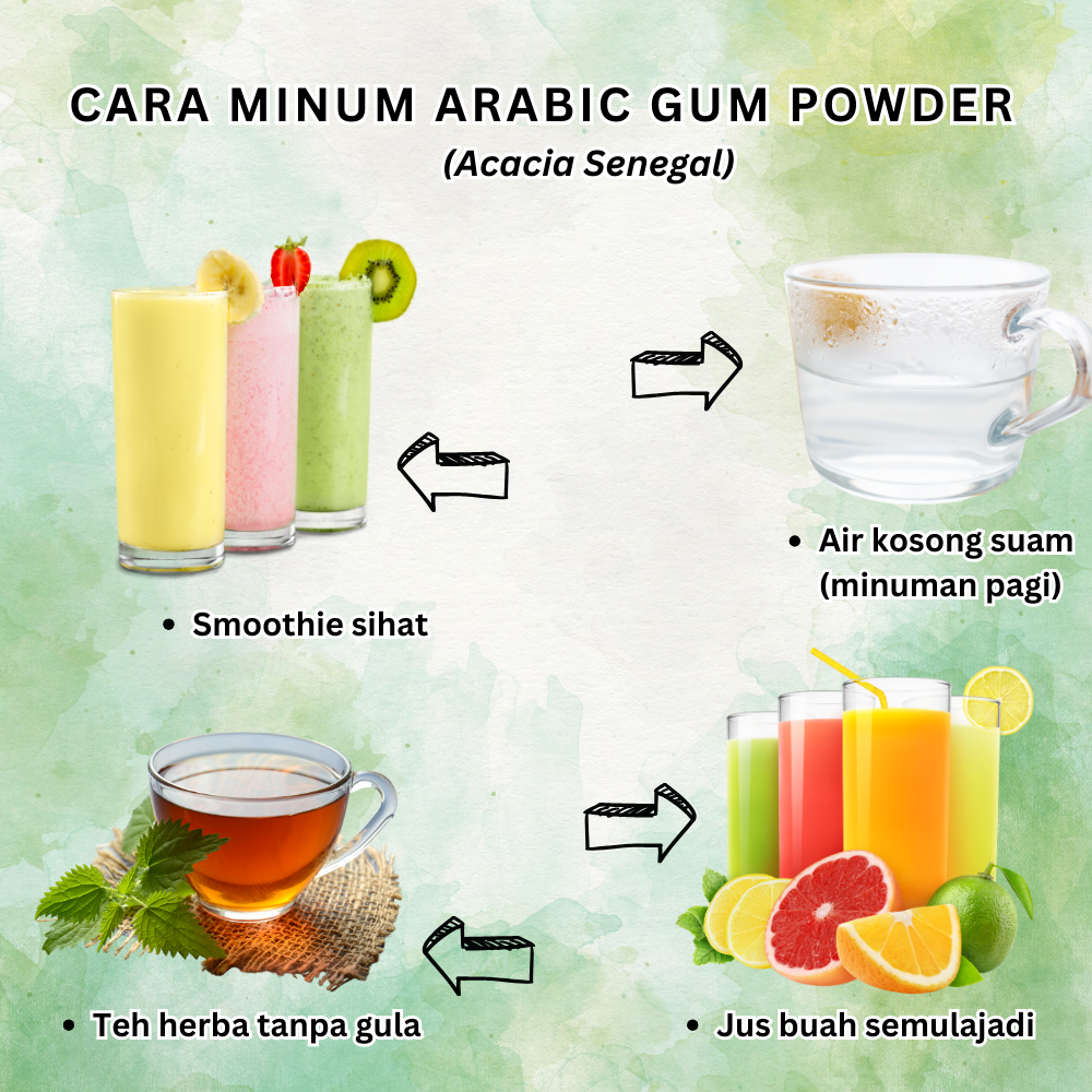 MAHNAZ FOOD Arabic Sweet Gum Powder (160g|310g|1kg)