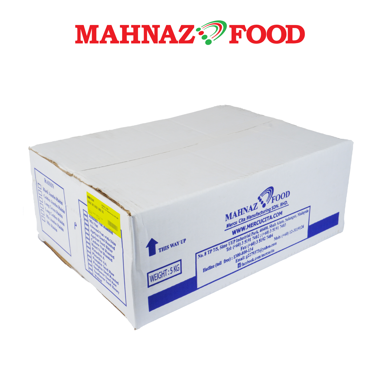 Mahnaz Food Wholesale | Mahnaz Mix Raisin Jumbo 5kg