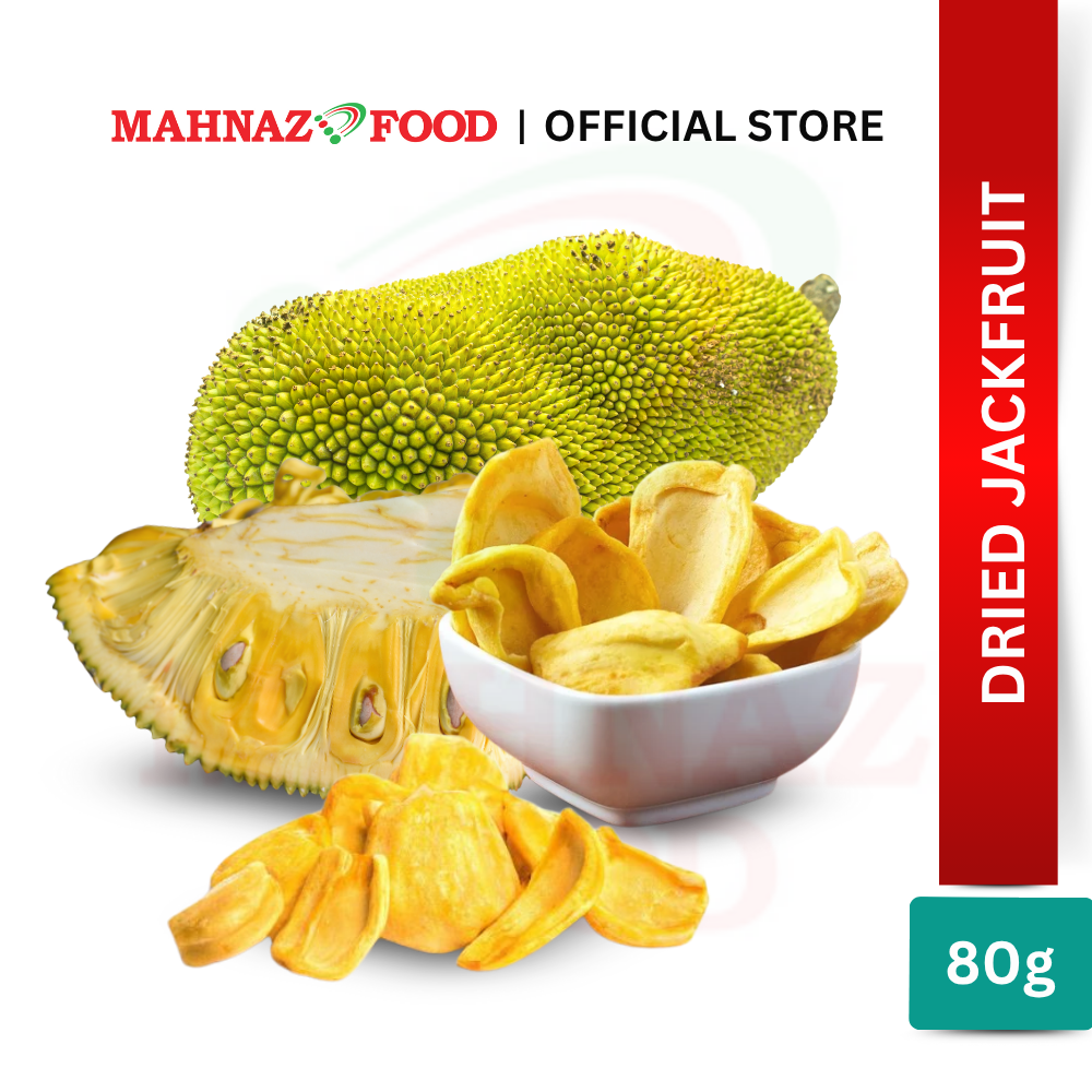 MAHNAZ FOOD NANGKA MADU RANGUP | CRUNCHY DRIED JACK FRUIT 80G