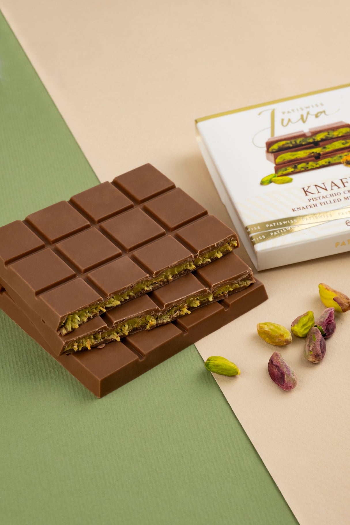 Mahnaz Food - Chocolate Kunafa With Pistachio (100G / 200G)