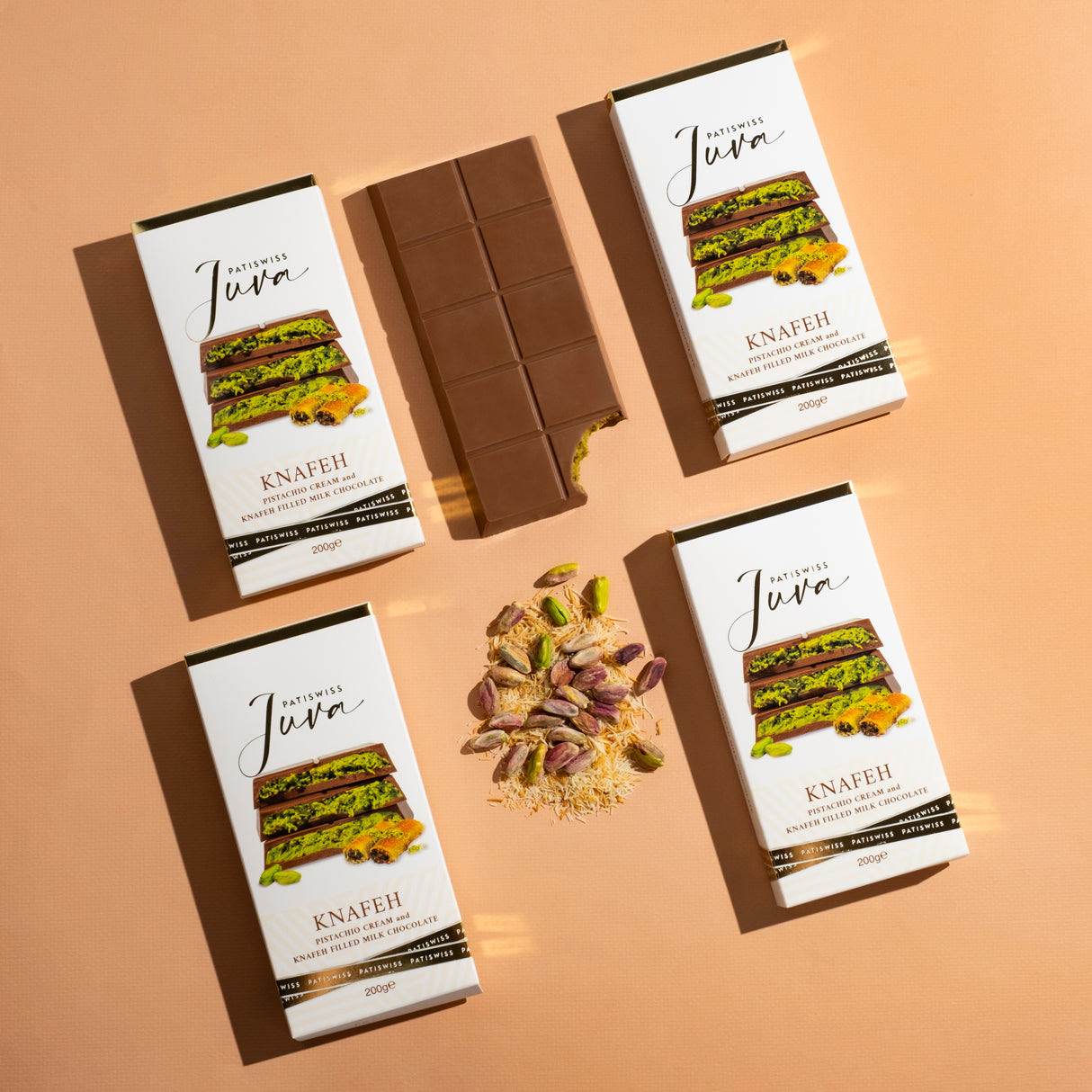 Mahnaz Food - Chocolate Kunafa With Pistachio (100G / 200G)