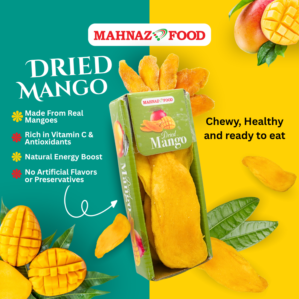 MAHNAZ FOOD JERUK MANGGA KERING | DRIED MANGO 200G