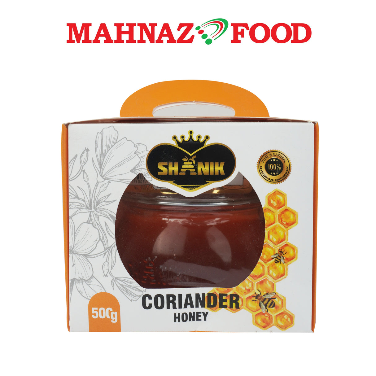 Mahnaz Food Shanik Coriander Honey 500g