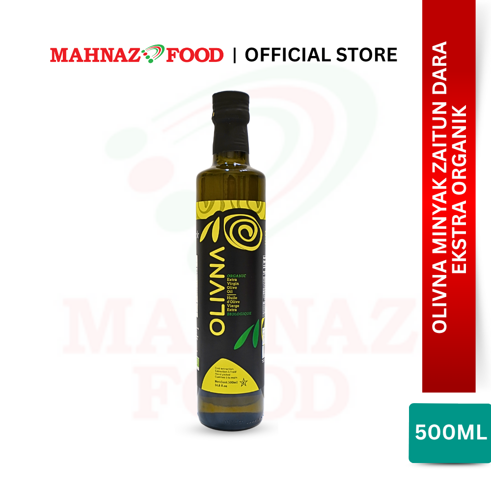 MAHNAZ FOOD OLIVNA ORGANIC EXTRA VIRGIN OLIVE OIL 250ML | 500ML | 5L | MINYAK ZAITUN