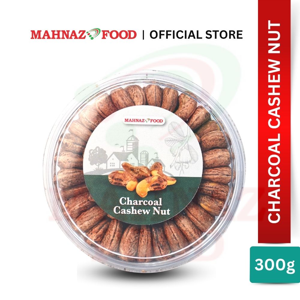 Makanan Mahnaz - Kacang Gajus Arang | Kacang Gajus Arang (150G / 250G / 400G / 700G)