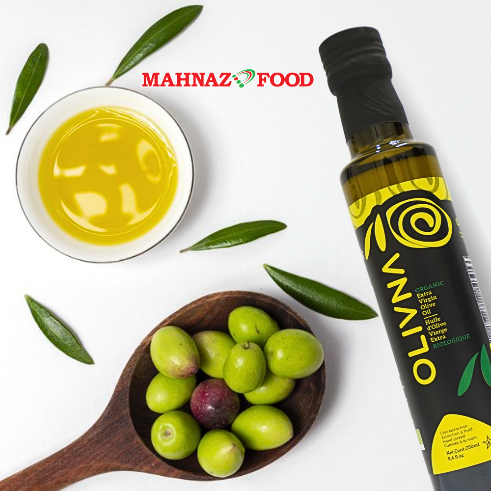 MAHNAZ FOOD OLIVNA ORGANIC EXTRA VIRGIN OLIVE OIL 250ML | 500ML | 5L | MINYAK ZAITUN