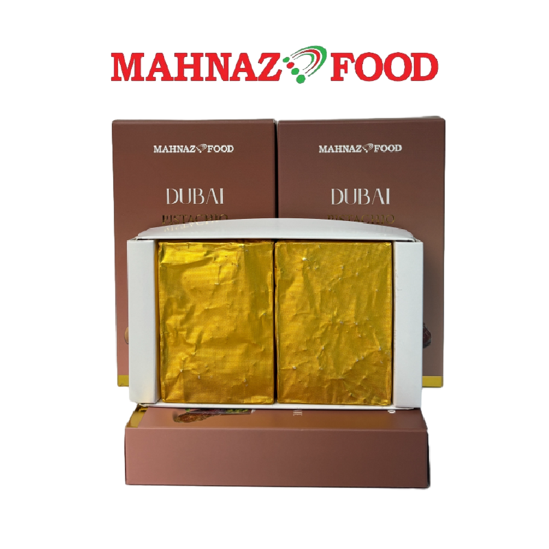 Mahnaz Food Dubai Pistachio Dates Chocolate - 200g