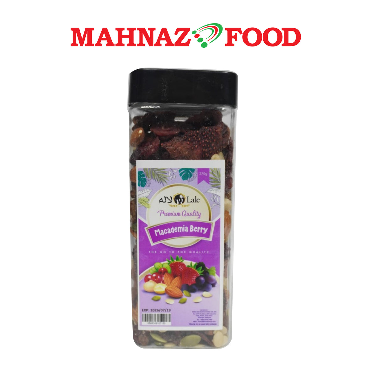 Mahnaz Food Lale Pecan Berry Mix 300g