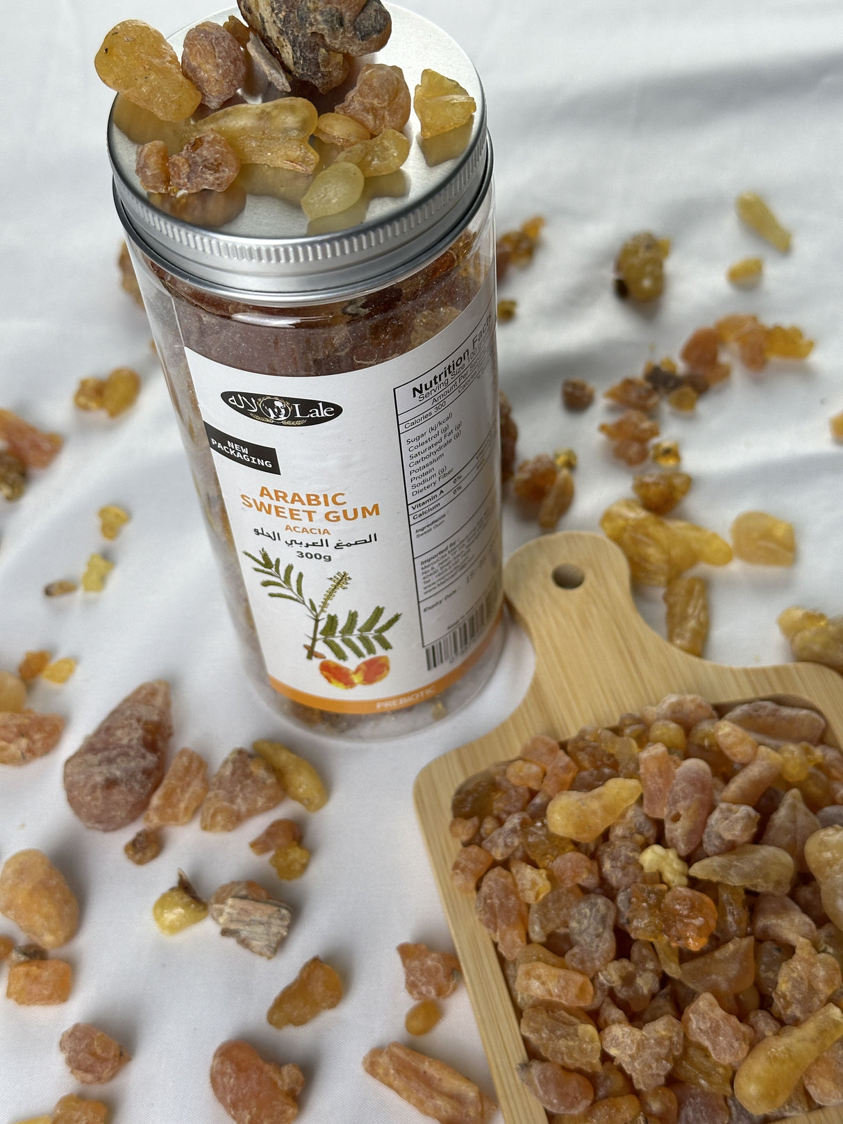 Mahnaz Food Arabic Sweet Gum Healthy Small Dry Snack Packet 300G